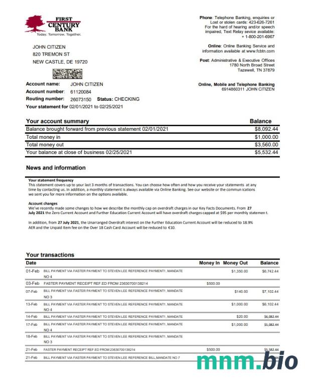 Pierwszy Bank Wiki w USA szablon w formacie excel pdf